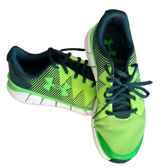 Under Armour Other - Under Armour Boys X Level Scramjet 2  Green/Teal Athletic Shoes